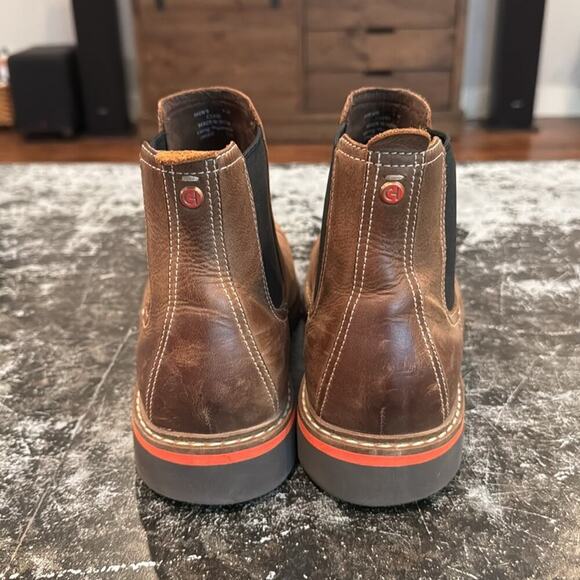 Mens Cole Haan Brown Leather York Chelsea Boot Size 9 - Picture 3 of 8